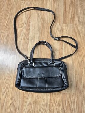 Koltov Black Crossbody Bag with Top Handles